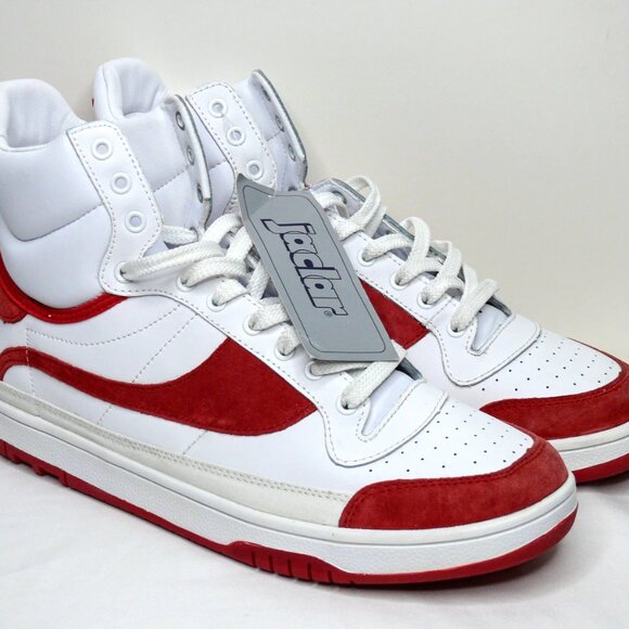 INTIMIDATOR HI RED Jaclar Size 11 High Top Sneakers - Excellent Condition, - Picture 1 of 11